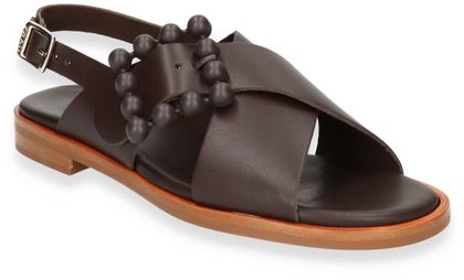 FRAU Damen-Sandalen 184201000003 (Dunkelbraun)