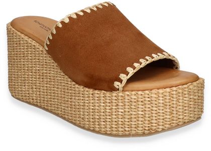 Konstantin Starke Damen-Pantoletten aus Leder 183202000004 (Dunkelbraun)