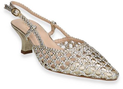 Konstantin Starke Damen-Slingpumps 131900000001 (Gold/Silber)