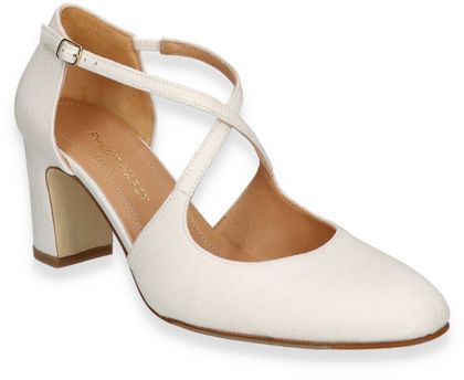 Phillip Hardy Damen-Riemchenpumps 122707000001 (Weiß)