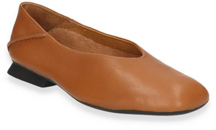 Camper CASI MYRA Damen-Slipper aus Leder 103221000002 (Cognac)