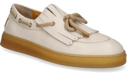 Trumans Damen-Bootsschuhe aus Leder 101301000042 (Beige)