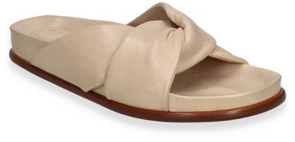 Konstantin Starke Damen-Pantoletten aus Leder 180301000008 (Beige)