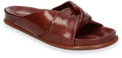 Konstantin Starke Damen-Pantoletten aus Leder 180221000005 (Braun)