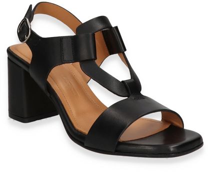 Konstantin Starke Damen-Sandaletten aus Leder 186001000010 (Schwarz)