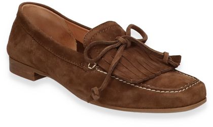 Donna Carolina AURA CLAY Damen-Slipper aus Leder 100222000017 (Mittelbraun)