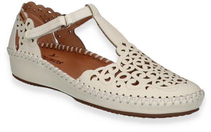 Pikolinos VALLARTA Damen-Wedges aus Leder 117701000004 (Offwhite)