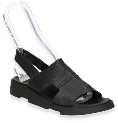 Arche VAKWAO Damen-Sandalen aus Leder 184001000036 (Schwarz)