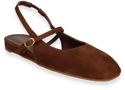 Konstantin Starke Damen-Slingback-Ballerinas 130202000002 (Dunkelbraun)