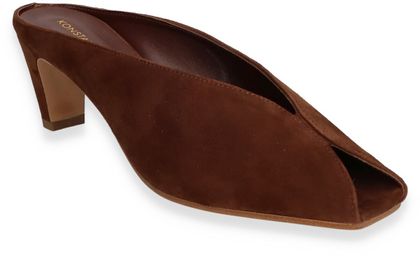 Konstantin Starke Damen-Pantolettem aus Leder 181202000001 (Dunkelbraun)