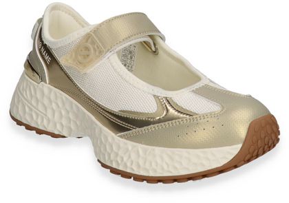 No Name CARTER Damen-Mary-Jane-Sneaker 100901000003 (Gold/Weiß)
