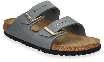 Birkenstock ARIZONA Damen-Pantoletten 591441000000 (Hellgrau)
