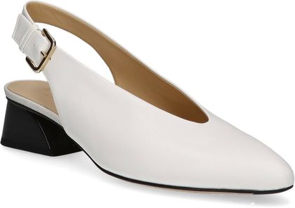 Brunate Damen-Slingpumps aus Leder 130701000003 (Weiß)