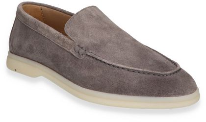 Konstantin Starke Damen-Slipper aus Leder 100442000006 (Hellgrau)