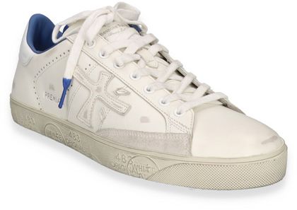 Premiata STEVEN Herren-Sneaker aus Leder 244701000164 (Weiß)