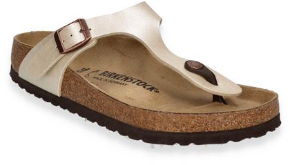 Birkenstock GIZEH Damen-Zehentrenner 591301000009 (Perlweiß)