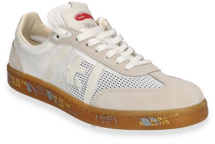 Premiata BONNIE Herren-Sneaker 244702000024 (Weiß/Beige)