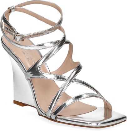 Konstantin Starke Damen-Sandaletten aus Leder 186911000003 (Silber)