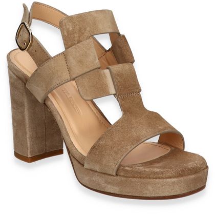 Konstantin Starke Damen-Sandaletten aus Leder 183302000012 (Beige)