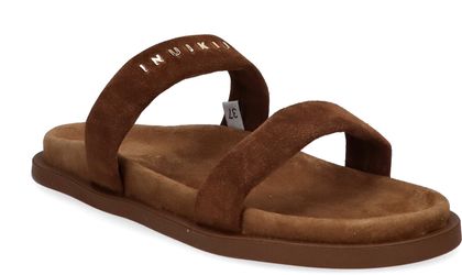 INUIKII SLAPS Damen-Pantoletten aus Leder 180202000002 (Braun)