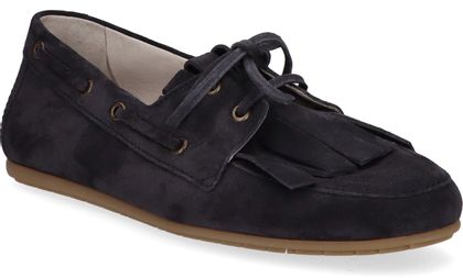 Kennel & Schmenger Damen-Bootsschuhe aus Leder 101102000046 (Blau)