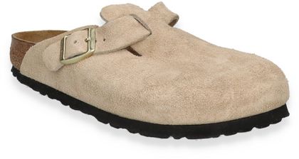 Birkenstock BOSTON BS Damen-Pantoletten 591302000009 (Beige)