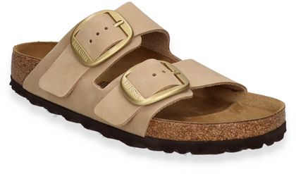 Birkenstock ARIZONA BIG BUCKLE Damen-Pantoletten 591302000012 (Beige)