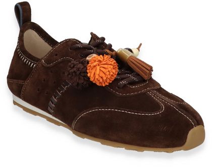 Andrea Puccini Damen-Sneaker 101202000030 (Dunkelbraun)