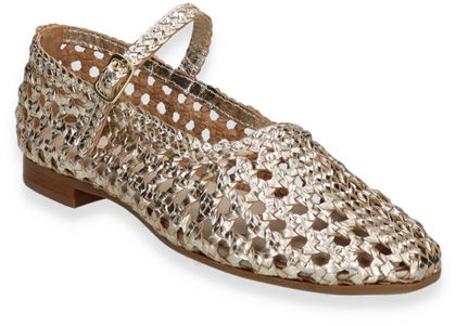 Donna Carolina CLARA Damen-Ballerinas aus Leder 103980000000 (Silber)