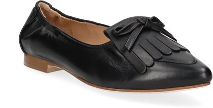 Ralph Harrison Damen-Slipper aus Leder 103001000040 (Schwarz)