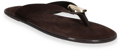 MORMORA Damen-Zehentrenner aus Leder 189202000000 (Dunkelbraun)