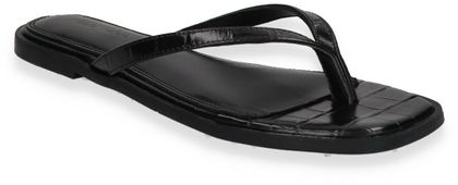 MORMORA Damen-Zehentrenner aus Leder 189005000000 (Schwarz)