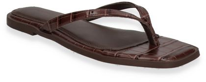 MORMORA Damen-Zehentrenner aus Leder 189205000000 (Dunkelbraun)