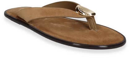 MORMORA Damen-Zehentrenner aus Leder 189302000002 (Beige)