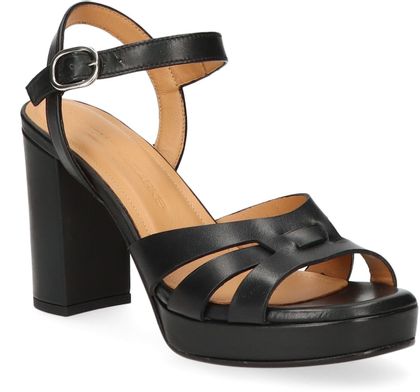 Konstantin Starke Damen-Plateau-Sandaletten 186001000009 (Schwarz)