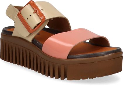 Art BRIGHTON Damen-Plateau-Sandalen 184381000001 (Beige)