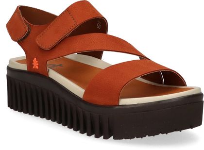 Art BRIGHTON Damen-Plateau-Sandalen 184392000013 (Orange)