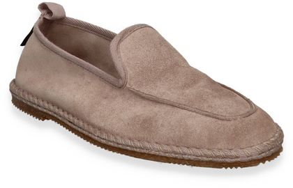 Shirakawa MYAMA Damen-Slipper aus Leder 100302000041 (Beige)
