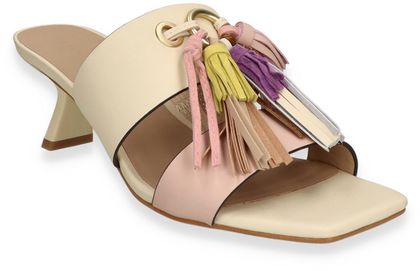 Andrea Puccini Damen-Pantoletten 180301000009 (Beige)