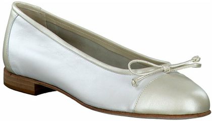 Andrea Puccini Damen-Ballerinas aus Leder 120301692724 (Beige)