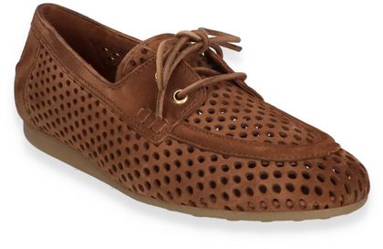 Paul Green Damen-Schnürschuhe aus Leder 101202000037 (Mittelbraun)