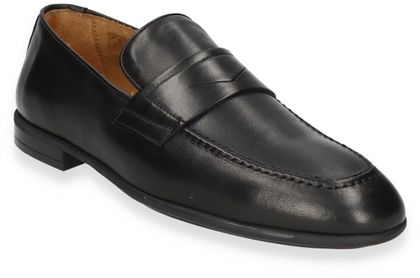 Richard Gordon Herren-Slipper aus Leder 226001000034 (Schwarz)