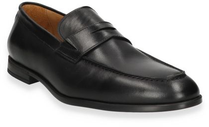 Richard Gordon Herren-Slipper aus Leder 226001000035 (Schwarz)