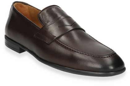 Richard Gordon Herren-Slipper aus Leder 226201000013 (Dunkelbraun)