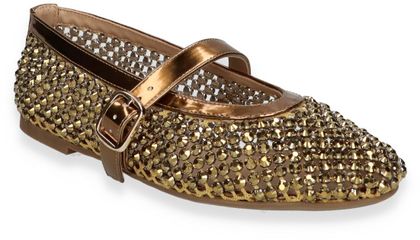 Eddie Rodriguez Damen-Ballerinas 103901000011 (Gold)