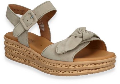 Gabor Damen-Sandalen aus Leder 184692000001 (Grau)