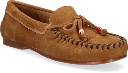 Sí Damen-Slipper aus Leder 100222000130 (Braun)