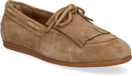 Sí Damen-Schnürschuhe aus Leder 101302000320 (Beige)