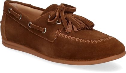 Sí Damen-Schnürschuhe aus Leder 101202000140 (Braun)