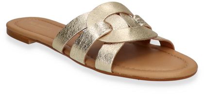 Paul Barritt Damen-Pantoletten aus Leder 180901000014 (Gold)